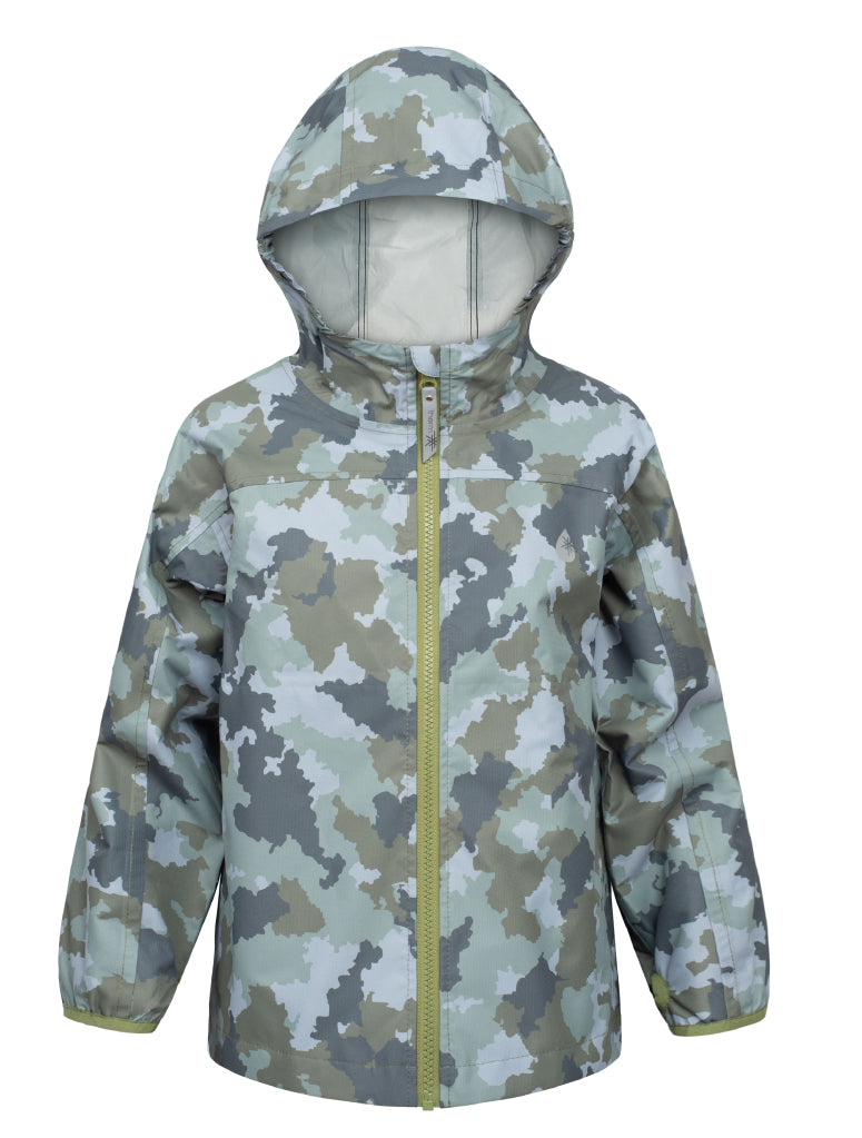 Youth camo hot sale waterproof jacket