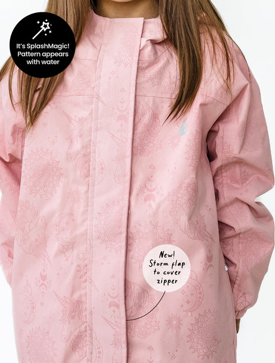 SplashMagic Storm Jacket - Dusky Pink | Celestial Unicorn