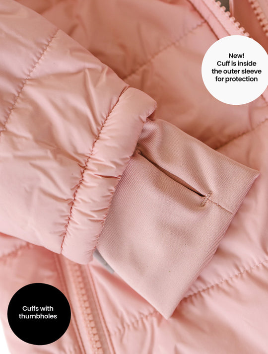 Hydracloud Puffer Jacket - Dusky Pink | Celestial Unicorn