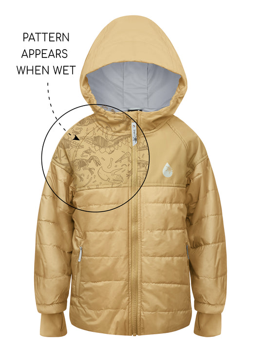 Hydracloud Puffer Jacket - Sand | Dino Bones