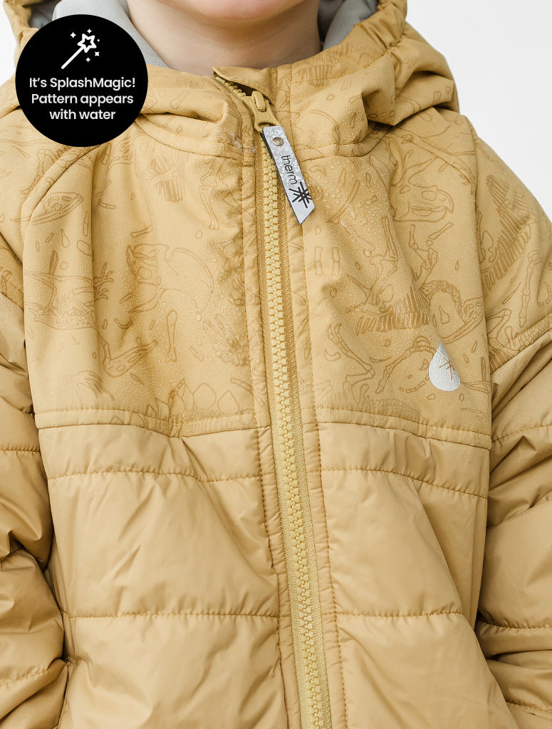 Hydracloud Puffer Jacket - Sand | Dino Bones