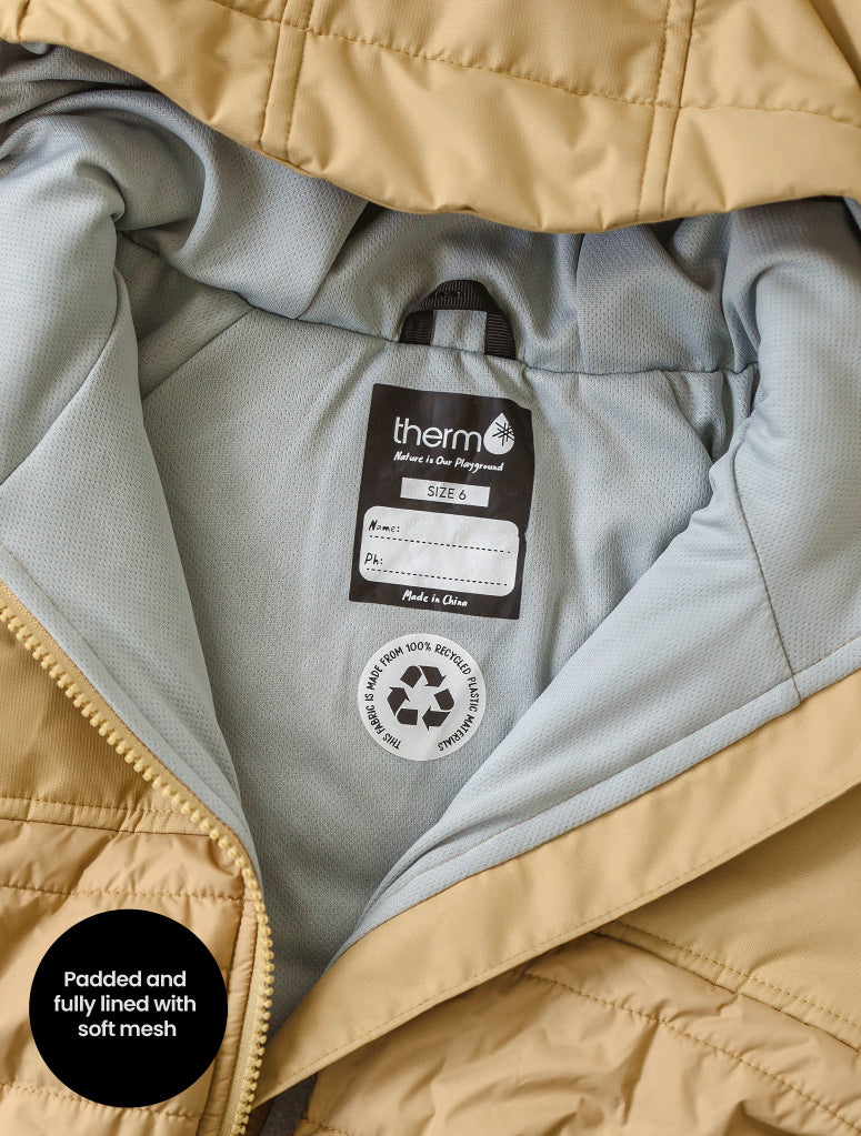 Hydracloud Puffer Jacket - Sand | Dino Bones