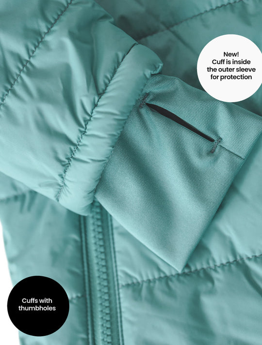 Hydracloud Puffer Jacket - Seafoam | Insect Explorer